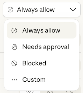 Always Allow Setting